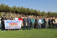 همایش پیاده‌روی دانشگاهیان در هفته تربیت بدنی
