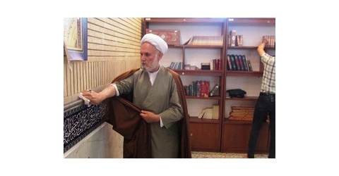 غبارروبی مسجد دانشگاه علوم پزشکی شاهرود به روایت تصویر