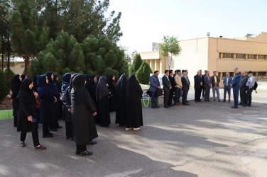 تجمع دانشگاهیان علوم پزشکی شاهرود در حمایت از مردم غزه