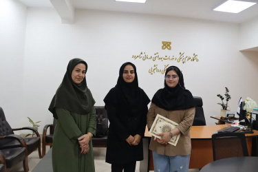 تقدیر از همتایار فعال در عرصه سلامت روان در دوران جنگ ۱۲ روزه