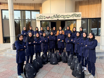 اعزام دانشجویان دانشگاه به المپیاد ورزشی دختران وزارت بهداشت