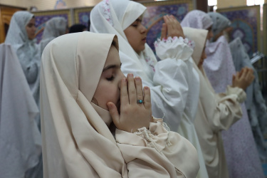 برگزاری آیین معنوی اعتکاف در دانشگاه علوم پزشکی شاهرود