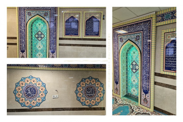 بهسازی،زیباسازی وتجهیزنمازخانه بیمارستان بهاردرراستای اجرای برنامه عملیاتی وتسهیل دسترسی نمازگزاران به نمازخانه