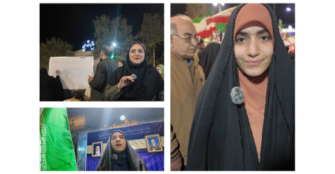 گفتگو با دختران پرتلاش حاضر در صحنه در شب‌های باشکوه موکب سلامت دانشگاه علوم پزشکی شاهرود