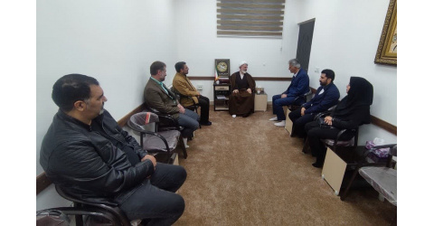 دیدار رئیس مرکز قرآن و عترت وزارت بهداشت با امام جمعه شاهرود