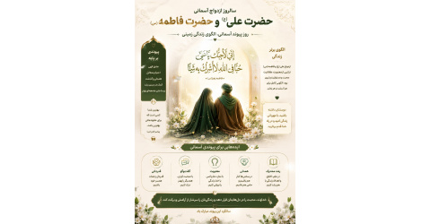 سالروز ازدواج حضرت علی(ع) و حضرت فاطمه (س) مبارک باد