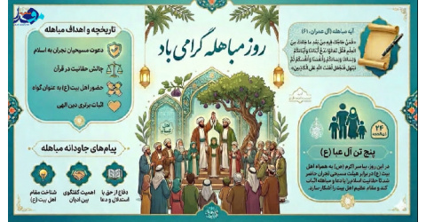 روز مباهله؛ تجلی حقانیت اهل‌بیت(ع) و اقتدار اسلام