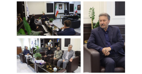 دیدار دکتر محمد حسن امامیان رئیس دانشگاه علوم پزشکی شاهرود، دکتر محبوبه خواجه معاون فرهنگی و دانشجویی ،دکتر کاظم رحیمی معاون توسعه مدیریت و منابع و اسماعیل عاشوریان مدیر امور فرهنگی با محسن احمدی شهردار شهرستان شاهرود