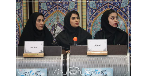 حال‌وهوای مسابقه تیمی جشنواره قرآن در بخش بانوان