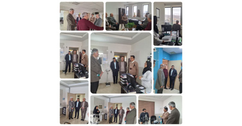 بازدید سرپرست دانشگاه دکتر امامیان از پلی کلینیک تخصصی و فوق تخصصی دانشگاه