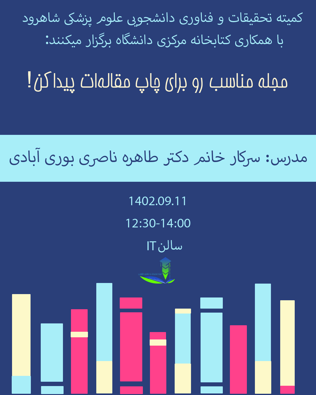 پوستر کارگاه مجله مناسب رو پیدا کن