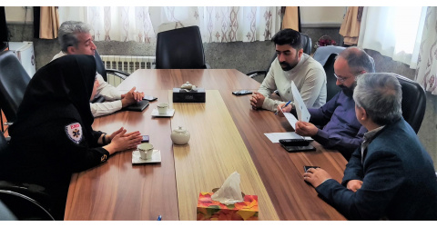 جلسه امور زیربنایی حوزه حوادث و فوریت های پزشکی دانشگاه با خیرین سلامت