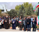 همصدایی و تجدید بیعت دانشگاهیان و کادر سلامت شاهرود با آرمان‌های انقلاب اسلامی