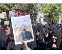مراسم تشییع پیکر شهید مدافع وطن محمدمهدی عرب باحضور پرشکوه مردم، مسئولین و کادرسلامت دانشگاه علوم پزشکی شاهرود