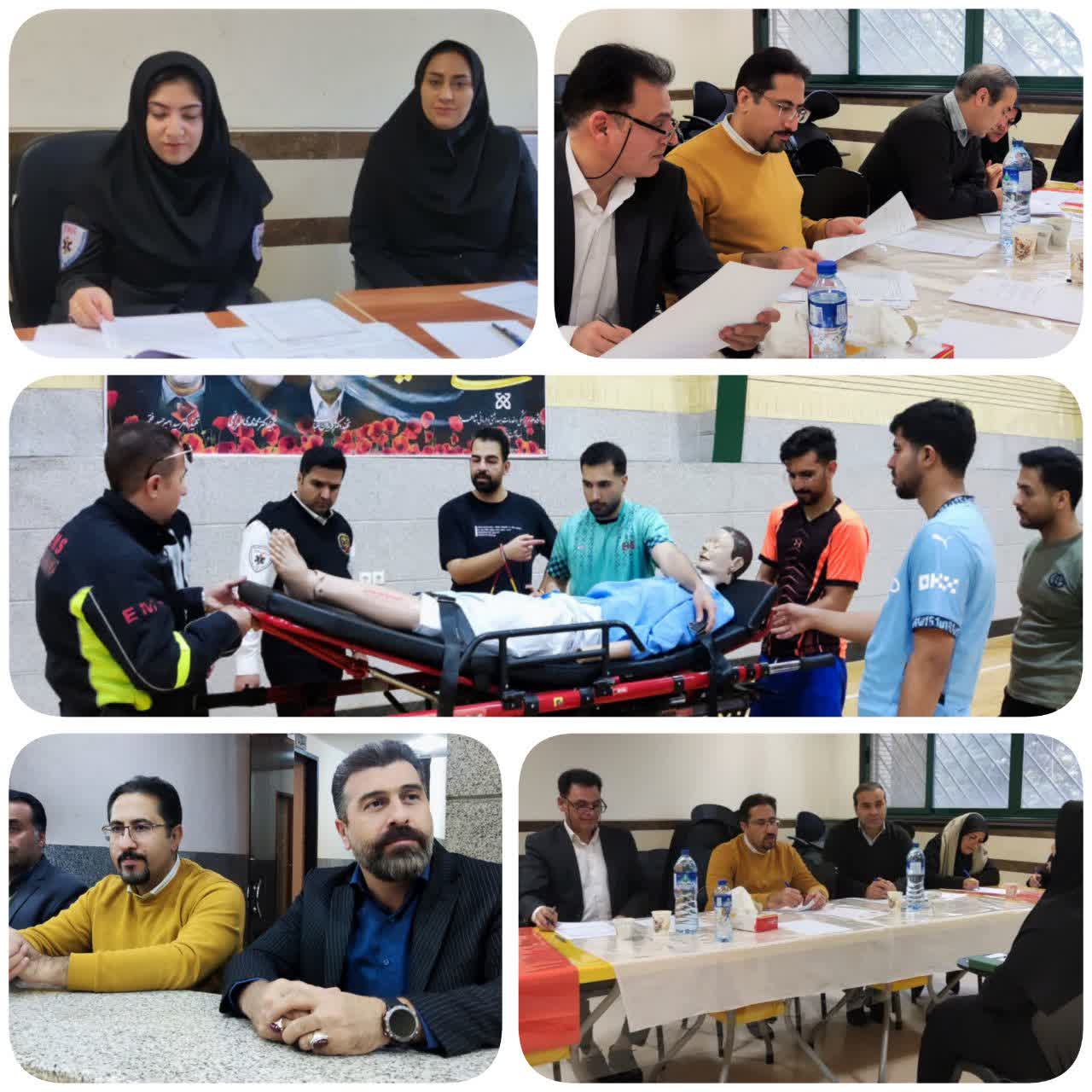 برگزاری مصاحبههای عمومی، تخصصی و تست ورزشی داوطلبان رشته شغلی فوریتهای پزشکی در سال ۱۴۰۴