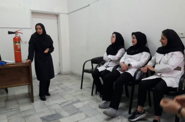 برگزاری مانور آمادگی آزمایشگاه‌های معاونت بهداشتی دانشگاه در برابر حوادث احتمالی