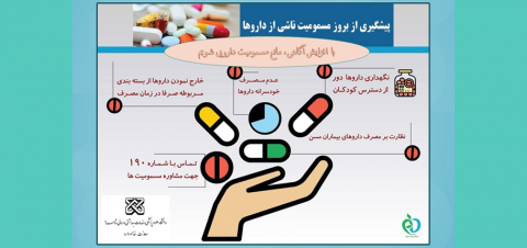 با افزایش آگاهی، مانع مسمومیت دارویی شویم» شعار هفته پیشگیری از مسمومیت‌ها