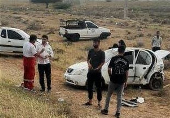 واژگونی تیبا در جاده شاهرود -میامی ۴ جانباخته و یک مصدوم برجا گذاشت