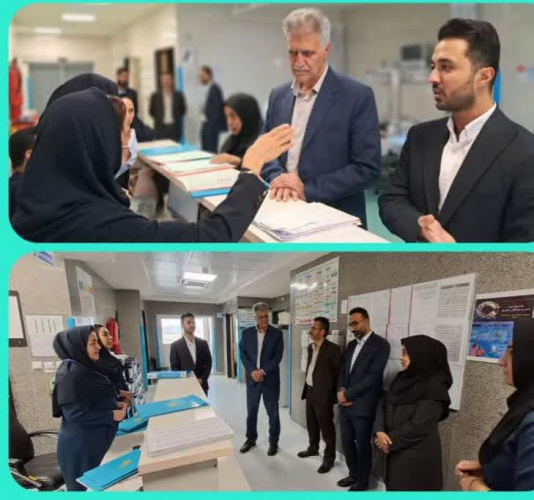 بازدید رئیس دانشگاه علوم پزشکی شاهرود از بیمارستان امام رضا (ع) میامی