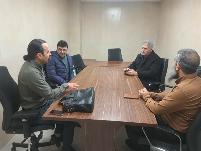 دیدار رئیس دانشگاه با دکتر مرتضوی رئیس دانشکده دندانپزشکی آیت‌الله شاهرودی