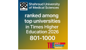 Shahroud University of Medical Sciences Ranked for the First Time in the Times Higher Education World University Rankings (2026)